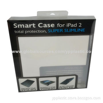 Clear PET box with printing for iPad